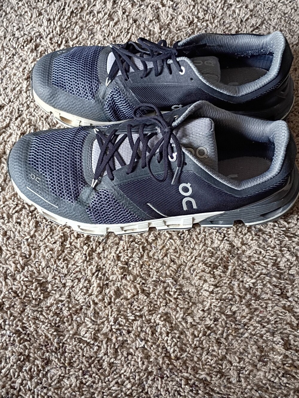 On Running Men’s Athletic Running Shoes - Navy & Gray